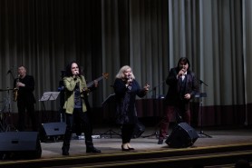 Maia Sandu a participat la un concert, la Călărași, organizat în cadrul campaniei „Hai acasă de Crăciun!”